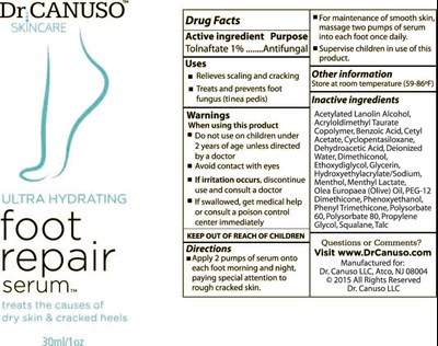 Foot Serum Bottle Label (Dc Footserum Bottle 091511 01 Lowres 2)
